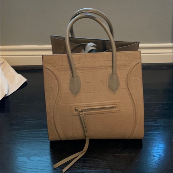 Celine medium Phantom crocodile print bag purse - Picture 15 of 15